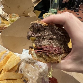 La Carniceria Wagyu - Smoked Wagyu Pastrami Burger - Meat Shops Near Me - Costa Mesa, California