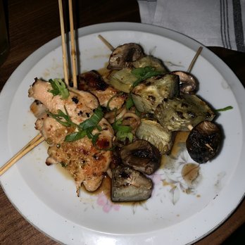 Conspiracy - Chicken and veggie skewers - Cocktail Bars Near Me - Middletown, Connecticut