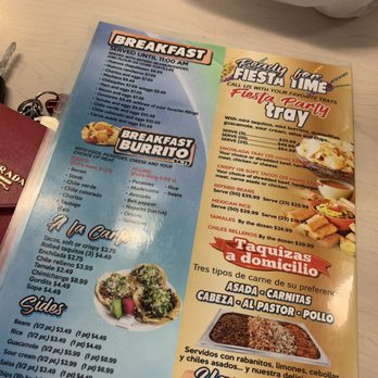 Ocampo's Mexican Restaurant - Menu items - Mexican Near Me - Fresno, California