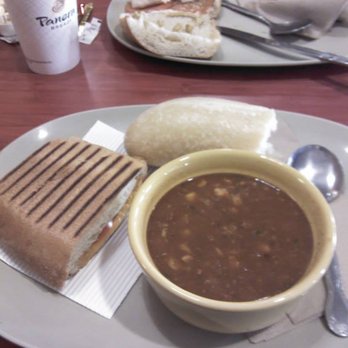 Panera Bread - Half Chipotle Chicken Panini w/no bacon and cup of turkey chili. - Sandwiches Near Me - Stow, Ohio
