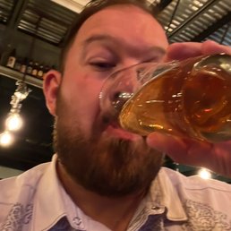 Enjoying a pint! Enjoying a pint!