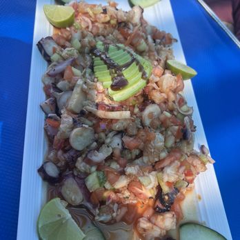 Mariscos El Malecon - Ceviche plate - Cocktail Bars Near Me - Puerto Peñasco, SON