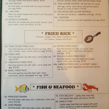Teak House - Thai Near Me - Normandy Park, Washington