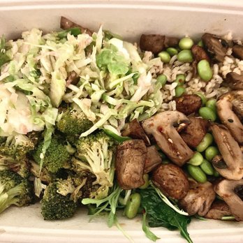 Maepole - Brown Rice and Super Greens with Broccoli Salad, Shaved Brussel Sprouts, and Marinated Mushrooms. - American Near Me - Atlanta, Georgia Maepole - Brown Rice and Super Greens with Broccoli Salad, Shaved Brussel Sprouts, and Marinated Mushrooms. - American Near Me - Atlanta, Georgia