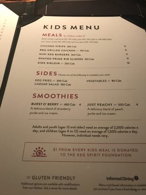 Menu photo 8 The Keg Steakhouse + Bar Burlington, ON