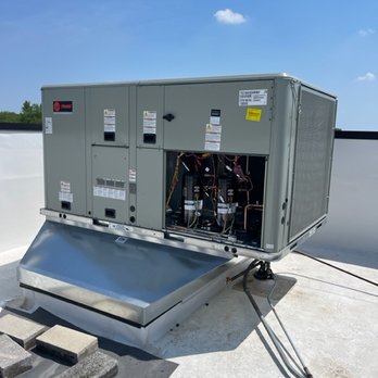 Climate Control Systems - New Trane Rooftop unit installed in Tinley Park - Heating & Air Conditioning/HVAC Near Me - Frankfort, Illinois
