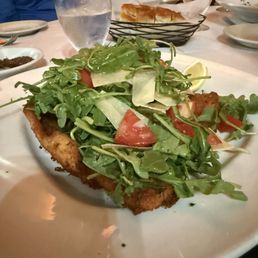 Chicken Milanese with Arugula