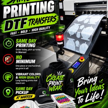 Printyco - Same Day DTF Transfer Printing - Printing Services Near Me - Warren, Michigan Printyco - Same Day DTF Transfer Printing - Printing Services Near Me - Warren, Michigan