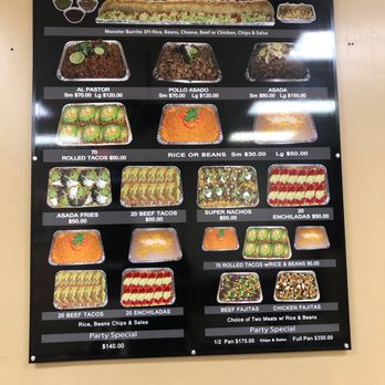 Armando's Mexican Food - Catering menu - Mexican Near Me - Riverside, California