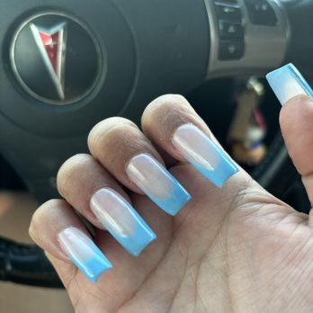 Get Nailed - they are not square straight! they're chunky and all different sizes - Nail Salons Near Me - Las Vegas, Nevada