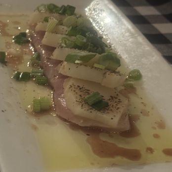 Barbusa - Yellowtail crudo - Italian Near Me - San Diego, California Barbusa - Yellowtail crudo - Italian Near Me - San Diego, California