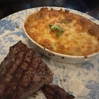Bristol Seafood Grill - 1/2 of a ribeye and twice baked potato's - Seafood Near Me - O'Fallon, Missouri