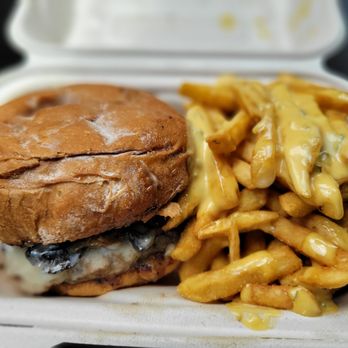 Shay's Smashburgers - Fun Guy ($12) and Krazy Fries ($5.50) - Burgers Near Me - Aiea, Hawaii Shay's Smashburgers - Fun Guy ($12) and Krazy Fries ($5.50) - Burgers Near Me - Aiea, Hawaii
