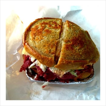 Bread Basket Deli - Corned beef on Rye with Slaw and Russian - Delis Near Me - Oak Park, Michigan