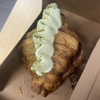 Tommy and Atticus - Strawberry matcha croissant - Bakeries Near Me - Redondo Beach, California Tommy and Atticus - Strawberry matcha croissant - Bakeries Near Me - Redondo Beach, California