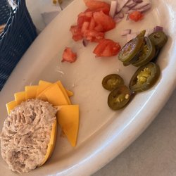 Parrot Island Grill - This is the fish dip, I took this after trying it. Wasn't bad but just bland looking and needed a lemon for flavor