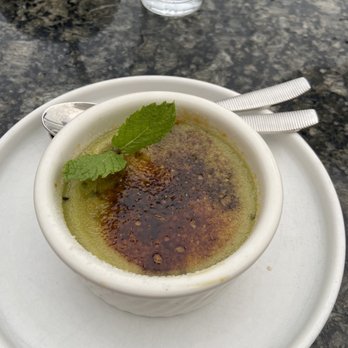 Oku - Green tea creme bulee. - Sushi Bars Near Me - Santa Barbara, California Oku - Green tea creme bulee. - Sushi Bars Near Me - Santa Barbara, California
