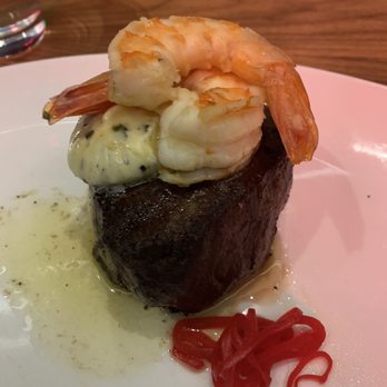 STK Steakhouse - Filet 10oz with two shrimp and scoop of Truffle Butter - Bars Near Me - Denver, Colorado STK Steakhouse - Filet 10oz with two shrimp and scoop of Truffle Butter - Bars Near Me - Denver, Colorado