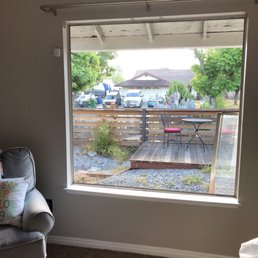 During install of new windows.