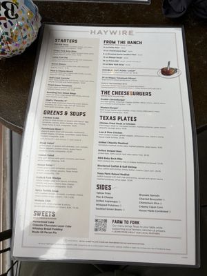 Menu photo 3 Haywire Plano, TX