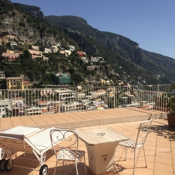 Hotel Poseidon - view from funny room terrace - Hotels Near Me - Positano, SA