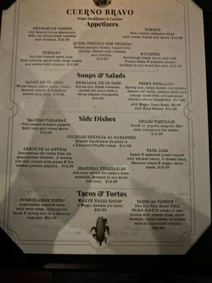 Menu photo 2 Cuerno Bravo Prime Steakhouse Tacoma, WA