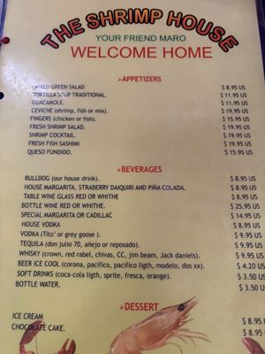 Menu photo 2 Maro's Shrimp House Cabo San Lucas, BCS