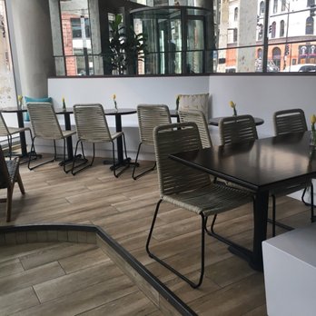 Brown Bag Seafood - One of a few seating areas - Seafood Near Me - Chicago, Illinois