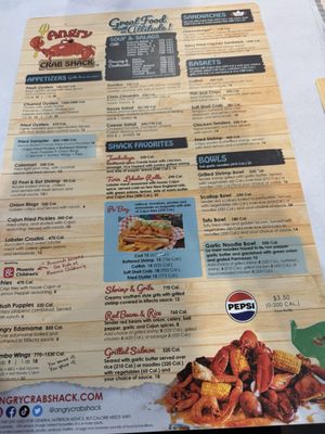 Menu photo 3 Angry Crab Shack Scottsdale, AZ