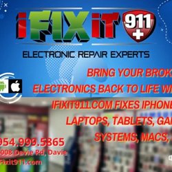 IFixit911 Electronic Repair Experts - I Fix iT 911 (954)999-5865 Your Electronic Repair center Located in Davie, FL