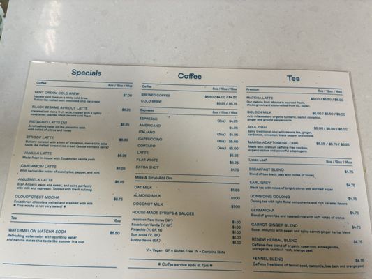 Menu photo 1 Prince Coffee Portland, OR Menu photo 1 Prince Coffee Portland, OR
