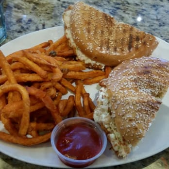 What a Bagel - Jerusalem Toast with sweet potato fries $14 - Bagels Near Me - Vaughan, Ontario