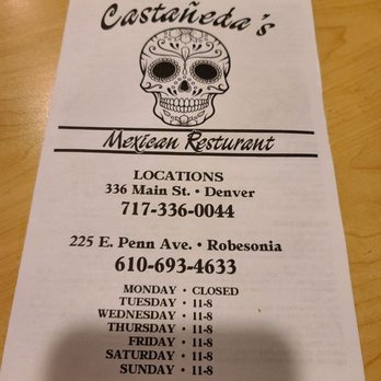 Castañedas Mexican Restaurant - Mexican Near Me - Denver, Pennsylvania