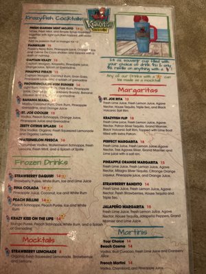 Menu photo 1 KrazyFish Grill Port Saint Joe, FL Menu photo 1 KrazyFish Grill Port Saint Joe, FL