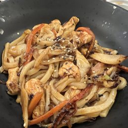 Chicken yaki udon