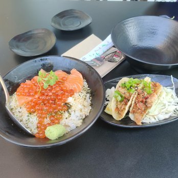 Sojo Ramen - The sake &roe bowl was fresh. Tacos were tiny, don't recommend. - Ramen Near Me - Fremont, California Sojo Ramen - The sake &roe bowl was fresh. Tacos were tiny, don't recommend. - Ramen Near Me - Fremont, California