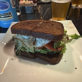 Riverside Grill & Bar - The BLTA with eggs  and a Claremont IPA.. - Breakfast & Brunch Near Me - Chino, California
