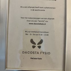 Fysiotherapie Da Costastraat
