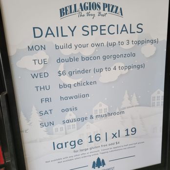 Bellagios Pizza - Daily specials - Pizza Near Me - Tigard, Oregon Bellagios Pizza - Daily specials - Pizza Near Me - Tigard, Oregon