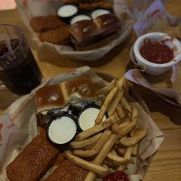 Me and my friends food! Don't mind the salsa