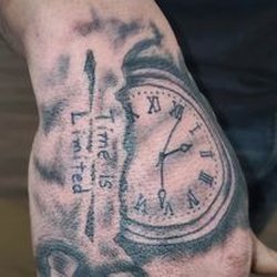 Multiverse Tattoos & Piercings - This was a fun piece and looks good but the client was definitely not liking those fingers with heavy black