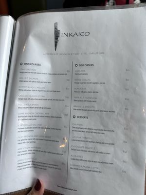 Menu photo 6 Inkaico Brooklyn, NY