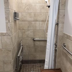 Anytime Fitness - Individual bathrooms and showers.