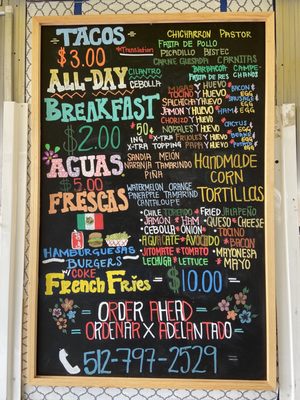 Menu photo 4 Las Tocallitas Austin, TX