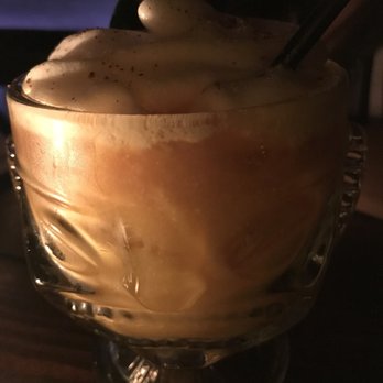 Gaslamp - Bootlegger- a very fruity drink in a mean lookin tiki glass! - Steakhouses Near Me - Kailua, Hawaii Gaslamp - Bootlegger- a very fruity drink in a mean lookin tiki glass! - Steakhouses Near Me - Kailua, Hawaii