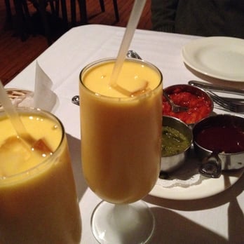 Akbar Restaurant - Aam Ki Lassi, Refreshing whipped mango and yogurt drink - Indian Near Me - Baltimore, Maryland