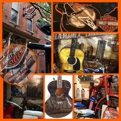 Boswell's Honky Tonk Harley Davidson - Downtown Nashville. Closest parking was $25 for three hours.