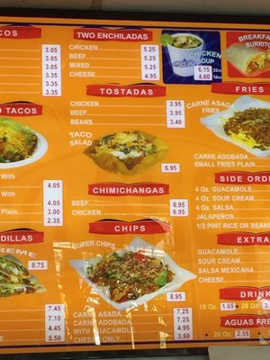 Menu photo 4 Rodrigo's Taco Shop San Diego, CA