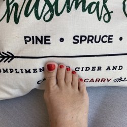 Golden Nails - Glitter toes