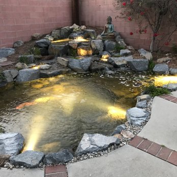 California Waterscapes - High end automatic pond lighting with light sensor and 4 time modes. Allows for enjoyment of the pond at night. - Pool & Hot Tub Service Near Me - Sun Valley, California